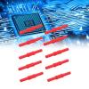 10PCS J.20009 Banana Coupler 4mm Female to Female Insulated Banana Connector Banana Plug Extension, Electronics Cable connectors (Red) view 4