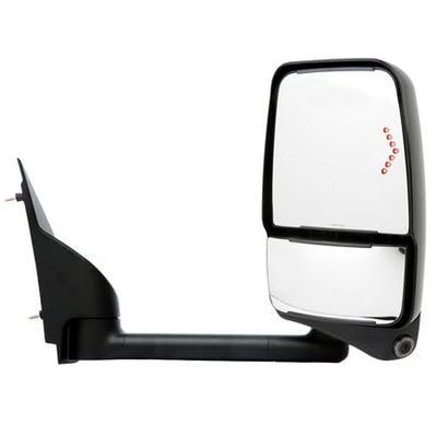 Velvac 719336 2020 Deluxe Series Door Mirror Black, 96" Body Width, Deluxe Head, Passenger Side