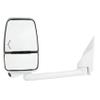 Velvac 719383 2020 Deluxe Series Door Mirror White, 102" Body Width, Deluxe Head, Driver Side view 1
