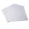 10 White 24 in Self Adhesive Crisscross Foam Wall Panels Backdrop DIY Party Banquet Decorations view 1