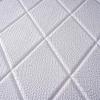 10 White 24 in Self Adhesive Crisscross Foam Wall Panels Backdrop DIY Party Banquet Decorations view 3