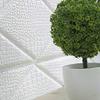 10 White 24 in Self Adhesive Crisscross Foam Wall Panels Backdrop DIY Party Banquet Decorations view 4
