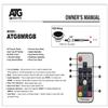ATG Audio Marine 8" Coaxial Speakers with RGB LEDs, Pair, Black, 160W - ATG8MRGB-B view 3