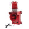 Walfront 120DB Industrial Sound Light Alarm with 3 Toning, LED Light Beads, IP65, Red, Touch Control, Tabletop, 110V US Plug view 2