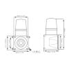 120db Emergency Strobe Warning Light Security Sound Alarm Light US Plug 110V view 2