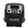 Acouto Hot Shoe Adapter, TF334 Hot Shoe Adapter with Extra PC Sync Connection Port for A73 Camera to for Flash view 2