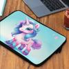 Baby Unicorn 2-Sided Print Mac Book Pro 16" Sleeve - Cartoon Unicorn Laptop Sleeve - 3D Print Mac Book Sleeve view 3