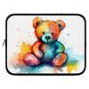 Watercolor Bear iPad Sleeve - Teddy Bear Tablet Sleeve - Art Print Carrying Case - 10 inches view 1