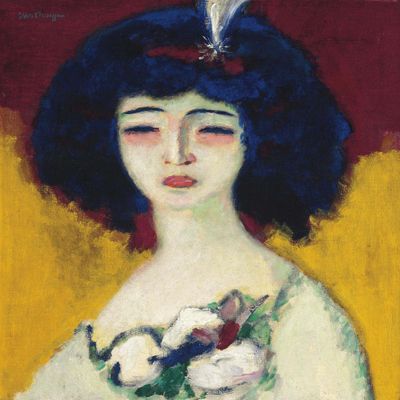 Kees van Dongen : The Woman with the Egret : Archival Quality Art Print