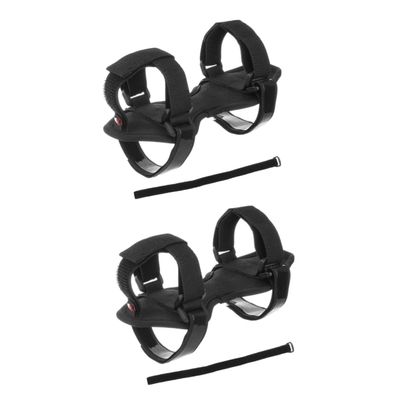 INOOMP 2pcs Portable Bike Speaker Holder Reusable Water Bottle Mount Strap for Cycling Beach Boat More Convenient Wear Resistant Design for Secure Speaker Attachment