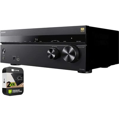 Sony STR-AN1000 7.2 Channel Home Theater 8K A/V Receiver (Renewed) Bundle with 2 YR CPS Enhanced Protection Pack