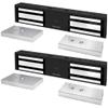 Seco-Larm E-941DB-1K2P Pack of 2 Electromagnetic Locks; Double-Door; Bond Sensor; Status LED; 1200 Pounds Holding Force per Door; MOV Surge Protection; Anodized Aluminum Housing with Black Finish view 1