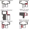 Seco-Larm E-941DB-1K2P Pack of 2 Electromagnetic Locks; Double-Door; Bond Sensor; Status LED; 1200 Pounds Holding Force per Door; MOV Surge Protection; Anodized Aluminum Housing with Black Finish view 2