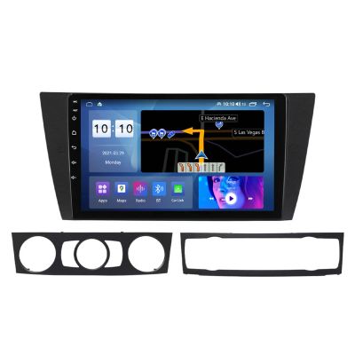 9 Inch Touchscreen Car Stereo for BMW E90 2005-2012 with Wireless Carplay & Wireless Android Auto, with Bluetooth Hands-Free Am/Fm WiFi, GPS Navigation