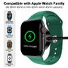 for Apple Watch Charger Magnetic Fast Charging Cable [Portable] Magnetic Wireless Charging Compatible with iWatch Series Ultra/10/9/8/7/6/SE/SE2/5/4-[1.5M] Black view 2