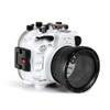 Seafrogs 40M/130FT Underwater Camera housing Waterproof case for Fujifilm X-T3, w/Zoom Gears for XC16-50mm, XF18-55mm (White) view 1