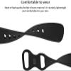 Compatible with SKG V7 Pro Band, Lamshaw New Soft Silicone Sport Replacement Straps Compatible for SKG V7 Pro/ENOMIR ID208BT 1.7 Smart Watch/Aeac 1.7" Smartwatch ID208/ENGERWALL ID208BT/Konitee view 3