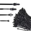 120Pcs Universal Push Mount Cable Zip Tie 4 Most Sizes, Nylon Self Locking Cable Strap for Engine Bay Wire Harness Restraint Ties, Compatible with Cars Boat Polaris UTV Side By Side Jeep Wrangler view 1