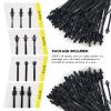 120Pcs Universal Push Mount Cable Zip Tie 4 Most Sizes, Nylon Self Locking Cable Strap for Engine Bay Wire Harness Restraint Ties, Compatible with Cars Boat Polaris UTV Side By Side Jeep Wrangler view 2