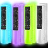 4 Pack Case Compatible with Samsung Smart TV Remote Control 2021/2022, Cover for Solar Cell Remote BN59-01357 BN59-01385 BN59-01265A Universal Silicone Skin Sleeve Glow in The Dark view 1