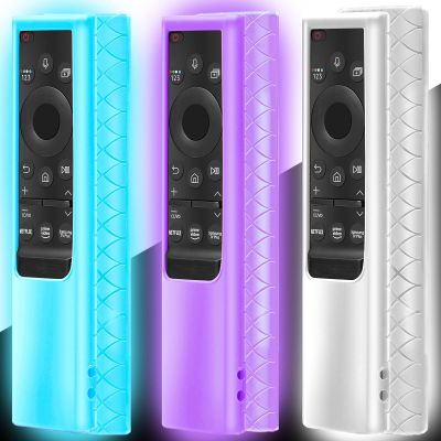 3 Pack Case Compatible with Samsung Smart TV Remote Control 2021/2022, Cover for Solar Cell Remote BN59-01357 BN59-01385 BN59-01265A Universal Silicone Skin Sleeve Glow in The Dark