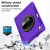 (2 Pack) Miesherk Stock Case for iPad 10th Generation 10.9 inch 2022 Black+ Purple view 3