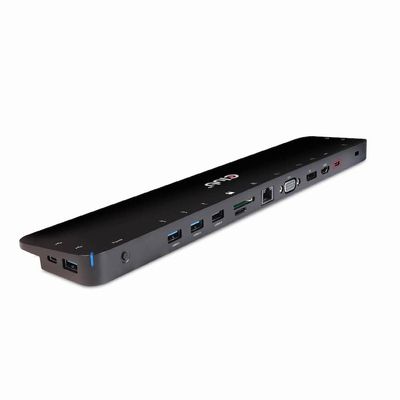 Club 3D CSV-1565 USB Gen1 Type-C Triple Display DP1.4 Alt Mode Smart PD3.0 Charging Dock with 100 Watt Power Supply