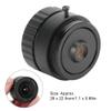 2.5mm 3MP Camera Lens, Definition HD 2.5mm 3MP F1.2 1/2.5 CS Mount Focus Fixed CCTV Lens for Camera view 3