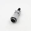 GXMRHWY WF20 6pin Waterproof Connector Male Plug and Female Jack Connector Straight Cable Square Socket TI+Z view 2