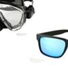 2 Pack, High Magnification Power Stick On Bifocal Lenses Reusable Reader Adhesive Sticker Reading Sunglass Glasses (Clear, 6.0, Multiplier_x) view 1