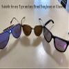 2 Pack, High Magnification Power Stick On Bifocal Lenses Reusable Reader Adhesive Sticker Reading Sunglass Glasses (Clear, 6.0, Multiplier_x) view 3