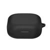 2 Pack DAYJOY Soft Silicone Protective Case Cover Compatible with Shokz Openfit Earbuds, Protective Skin Sleeve with Key Chain (Black+Blue) view 4