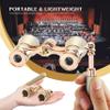 Opera Glasses Binoculars, 3X25 Lorgnette Theater Glasses, BK9 Optical Lens Mini Compact Foldable Vintage Theater Glasses with Adjustable Handle for Concert Cinema Adults Men Women view 3