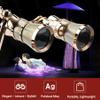 Yourelexit Opera Glasses Binoculars 3X25 Lorgnette Theater Glasses Optical BK9 Mini Compact Lightweight Built-in Foldable Adjustable Handle Vintage for Adults Women Men in Musical Concert Cinema view 3