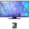 SAMSUNG QN55Q80CA 55 Inch QLED 4K Smart TV Bundle with 1 YR CPS Enhanced Protection Pack (2023 Model) view 1