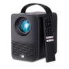 KODAK FLIK HD9 Smart Projector | Mini Black Portable Indoor & Outdoor Movie with Android TV Streaming Apps, Wi-Fi and Bluetooth, Built-In Speakers & Voice Remote | FHD 1080p for Screens Up to 120 view 1