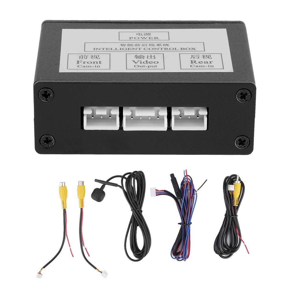 Smart Car Parking Camera Converter Front Rear View Video Switch Channel Control Box Adapter Vehicle Amplifier Holders for of Applications Suitable for Vehicles with mon