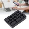 USB Numeric Keypad, LED Backlit 21-Key Mechanical Numpad for PC , Ergonomic Wired Number Pad for Desktop Laptop, Mini Portable Numeric Keypad for Home and Office, Plug and Play (Red Switch) view 2