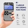 DAGIJIRD Rechargeable LCD Digital Diaplay USB Audio Sound Voice Recorder MP3 Player view 2