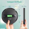 PHILCO Personal CD Player with MP3 Playback, FM Radio & 60 Second Anti-Shock view 4
