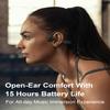 Enerair Bone Conduction Headphones, IPX6 Waterproof Open Ear Headphones 14H Playtime Bluetooth 5.3 Wireless Headset Sport with Mic Sweatproof for Running, Cycling view 2