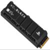 WD_BLACK 4TB SN850P NVMe M.2 SSD Officially Licensed Storage Expansion for PS5 Consoles, up to 7,300MB/s, with heatsink - WDBBYV0040BNC-WRSN,Black view 1