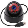MMlove USB Dome Camera 720P 30FPS Waterproof Night Vision Camera with IR Cut & IR LED,USB Surveillance Security Camera Plug&Play Outdoor/Indoor Metal Housing PC Webcam view 1