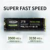 Fikwot FN501 Pro 2TB NVMe SSD - M.2 2280 PCIe Gen3 x4 Internal Solid State Drive with Graphene Cooling Sticker, Up to 3,500MB/s, SLC Cache 3D NAND TLC, Compatible with Laptop & PC Desktop view 2