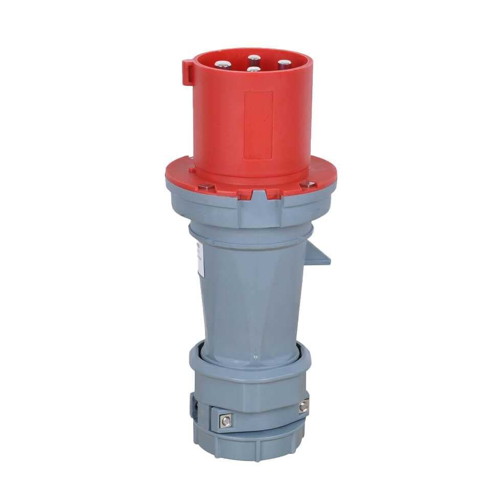 GXMRHWY IEC60309 Waterproof Industrial CEE Connector Plug 4Pin 63A 400V 3P+E IP44