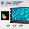 SEETEC 4K173-9HSD-RM 17.3" Rack Mount Broadcast LCD Monitor with 19201080 3G-SDI HDMI AV YPbPr view 2