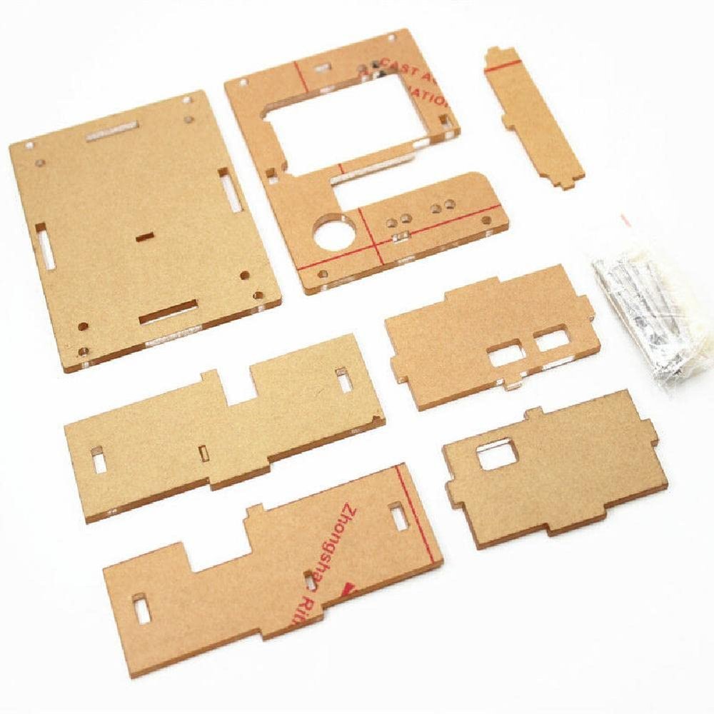 Acrylic Case Cover with Screws Copper Pillar for Mega328 Digital Transistor Tester