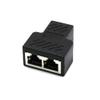 1-to-2 Port RJ45 Splitter Cable Adapter Network Ethernet Splitter Connector Adapter Cable 8P8C view 1