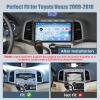 4+128G Radio for Toyota Venza 2009-2016, 9" Touch Screen for Venza Bluetooth Radio with Wireless CarPlay/Android Auto, 5GHz WiFi, Bluetooth 5.0, EQ, GPS Navigation, 1280 * 720, Backup Camera view 2