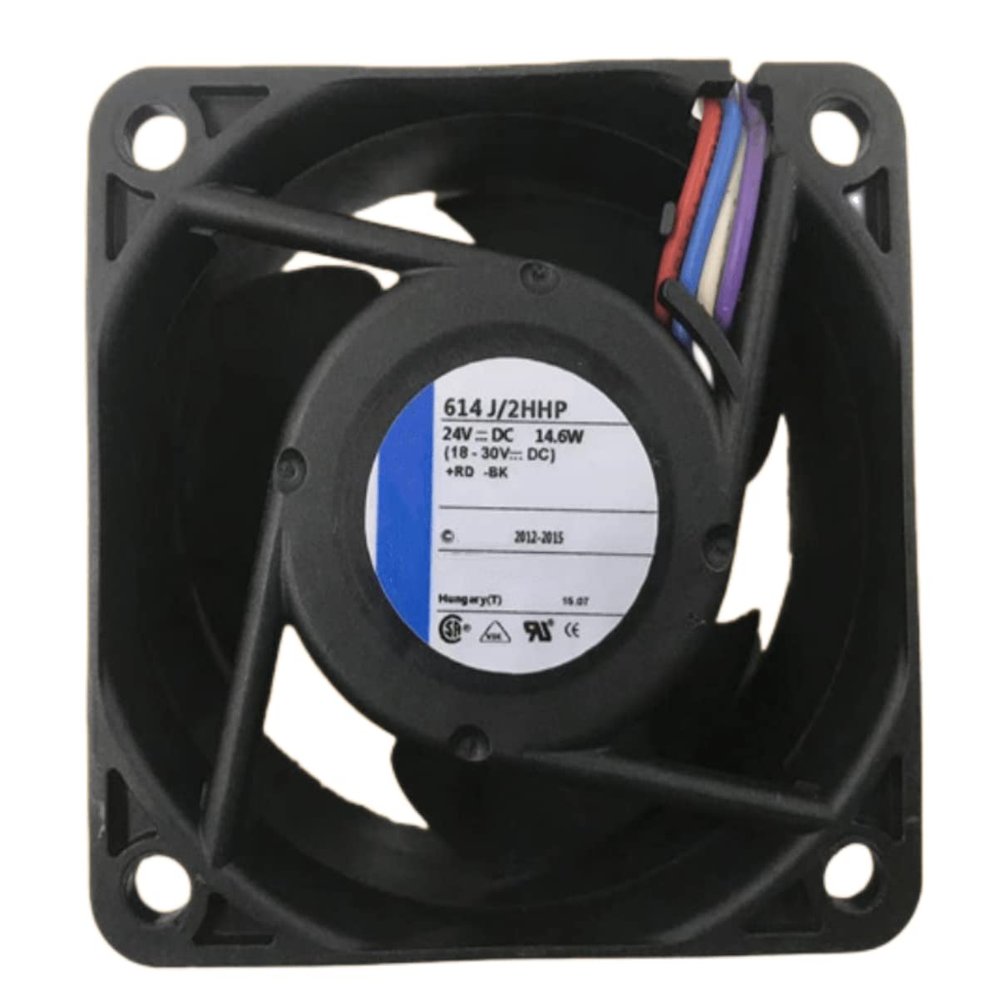 24V 614J/2HHP 760mA 14.6W 6032 Cooling Fan 4-Wire